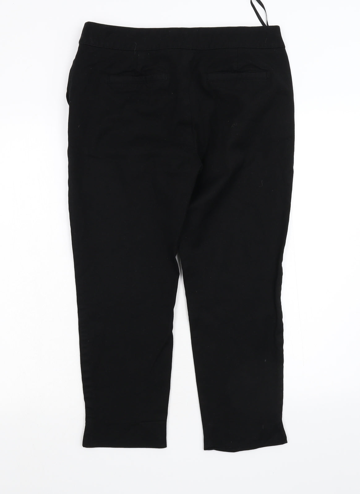 NEXT Womens Black  Denim Cropped Jeans Size 12 L23 in