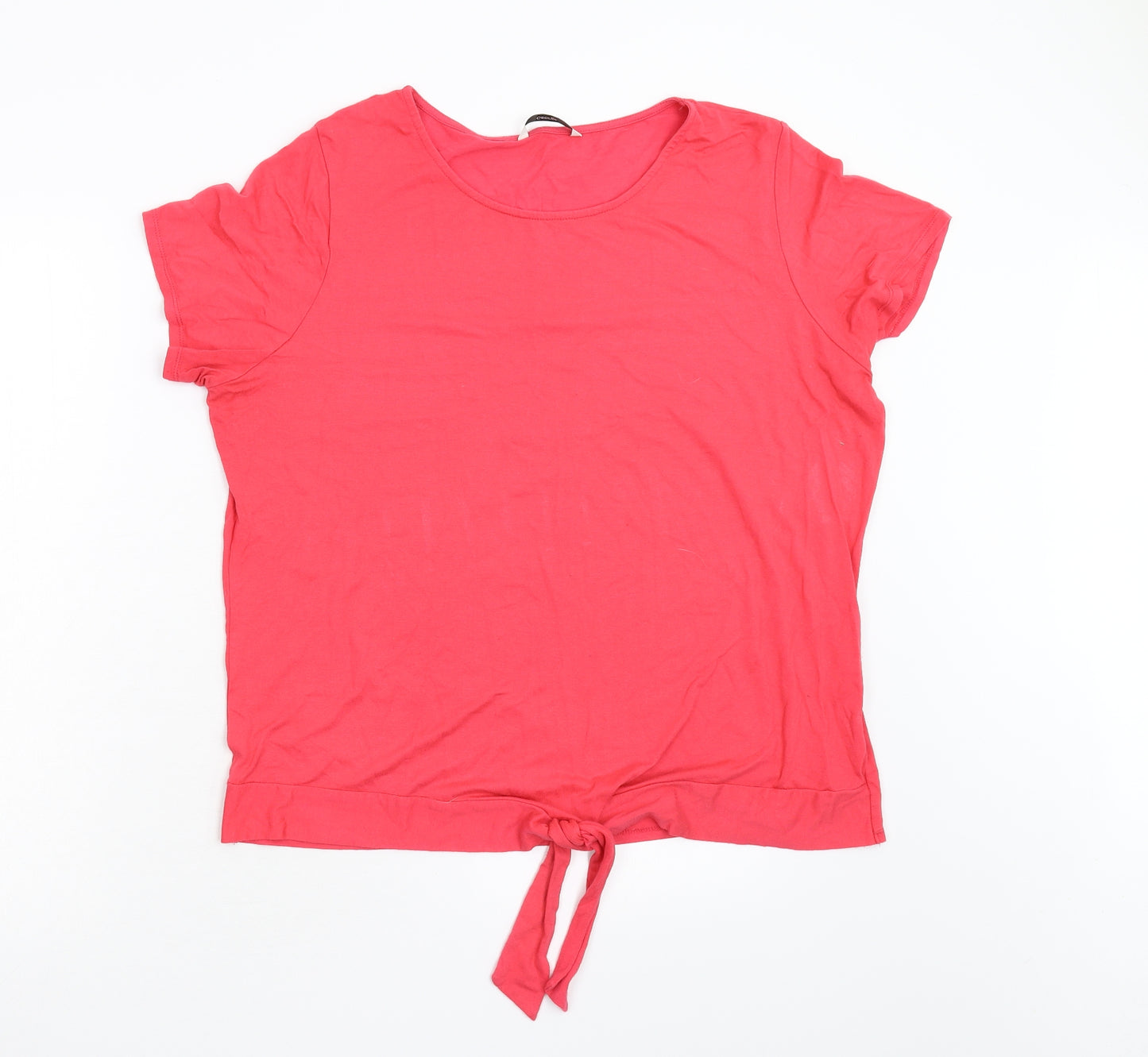 George Womens Red   Basic T-Shirt Size 18