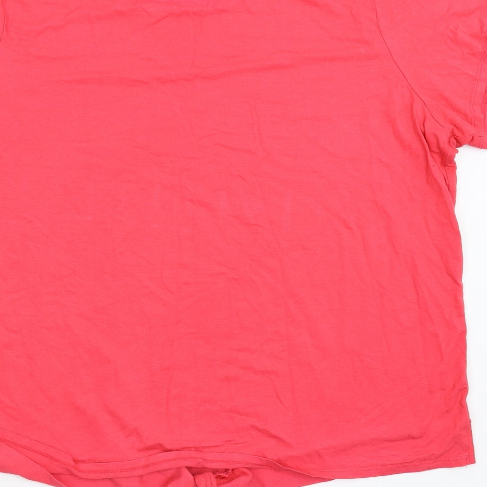 George Womens Red   Basic T-Shirt Size 18