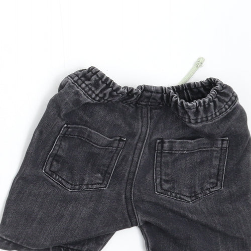 Primark Boys Black  Denim Cropped Jeans Size 12-18 Months