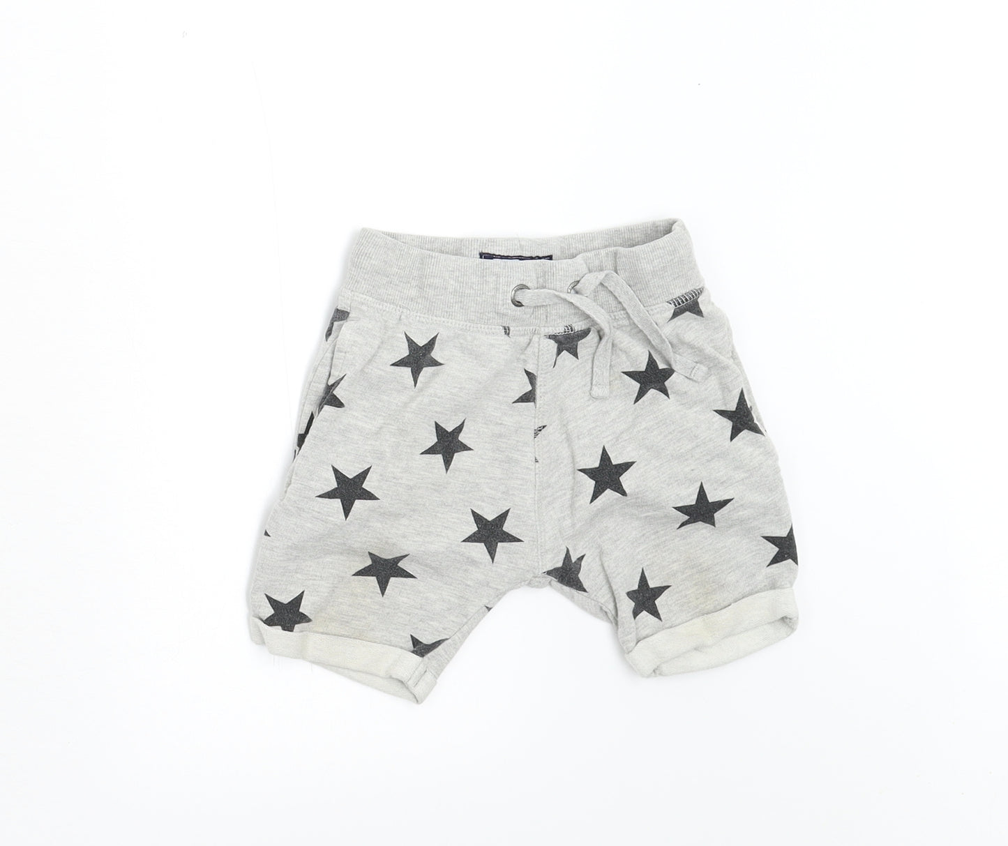 NEXT Boys Grey Geometric  Sweat Shorts Size 2-3 Years