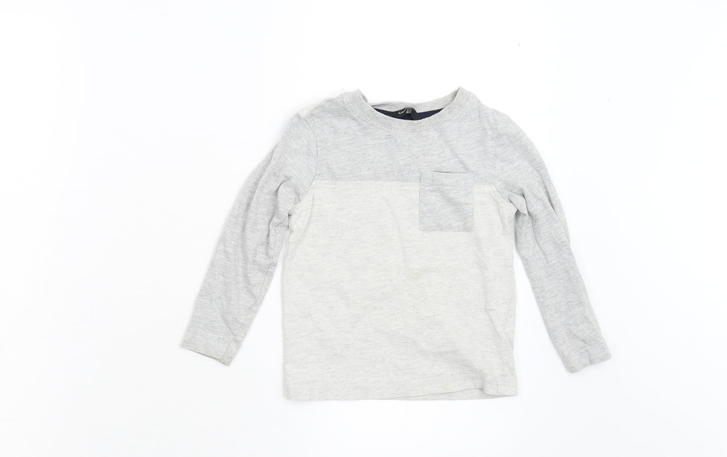 George Boys Grey   Basic T-Shirt Size 2-3 Years