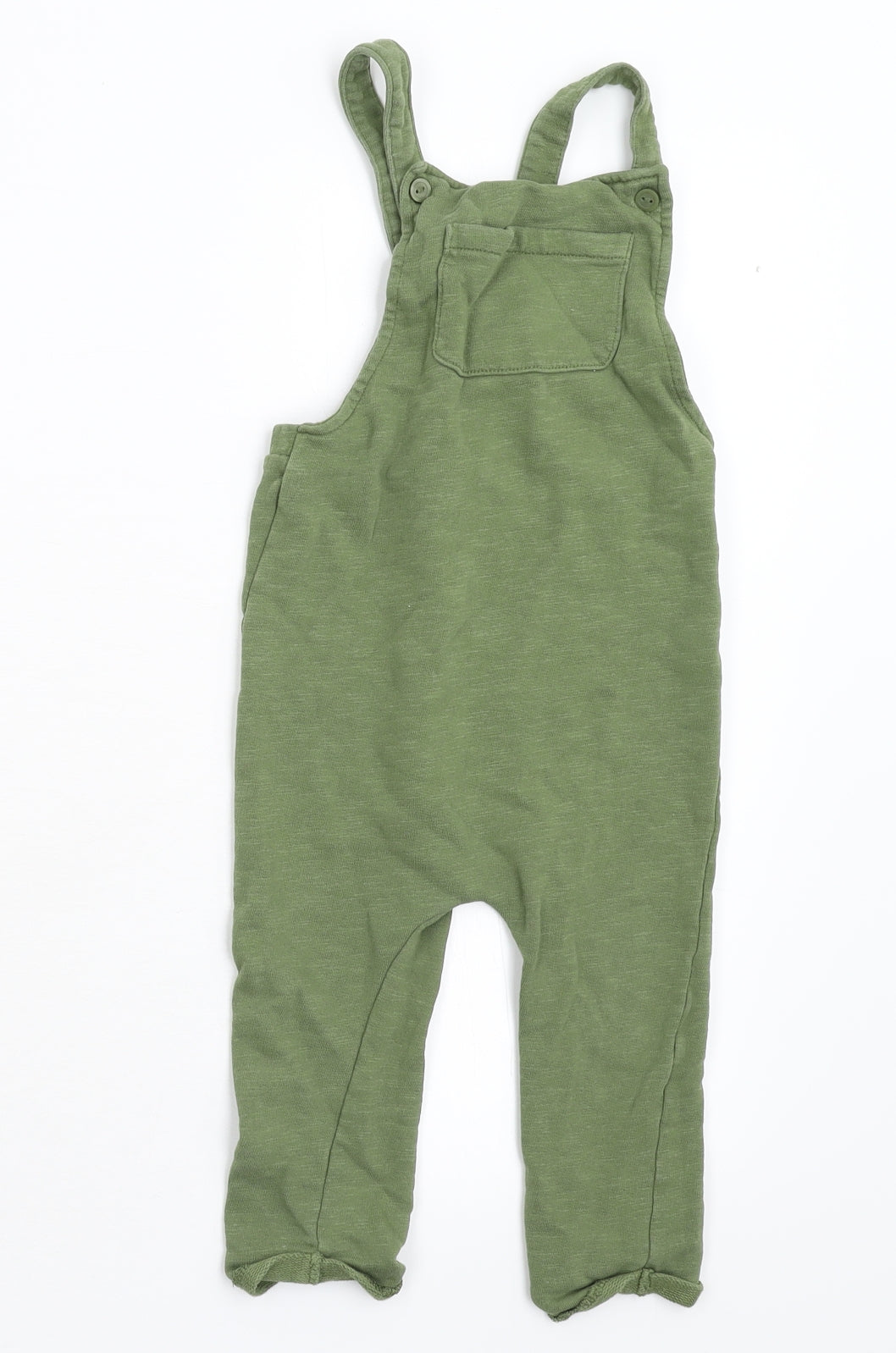 H&M Boys Green   Dungaree One-Piece Size 18-24 Months