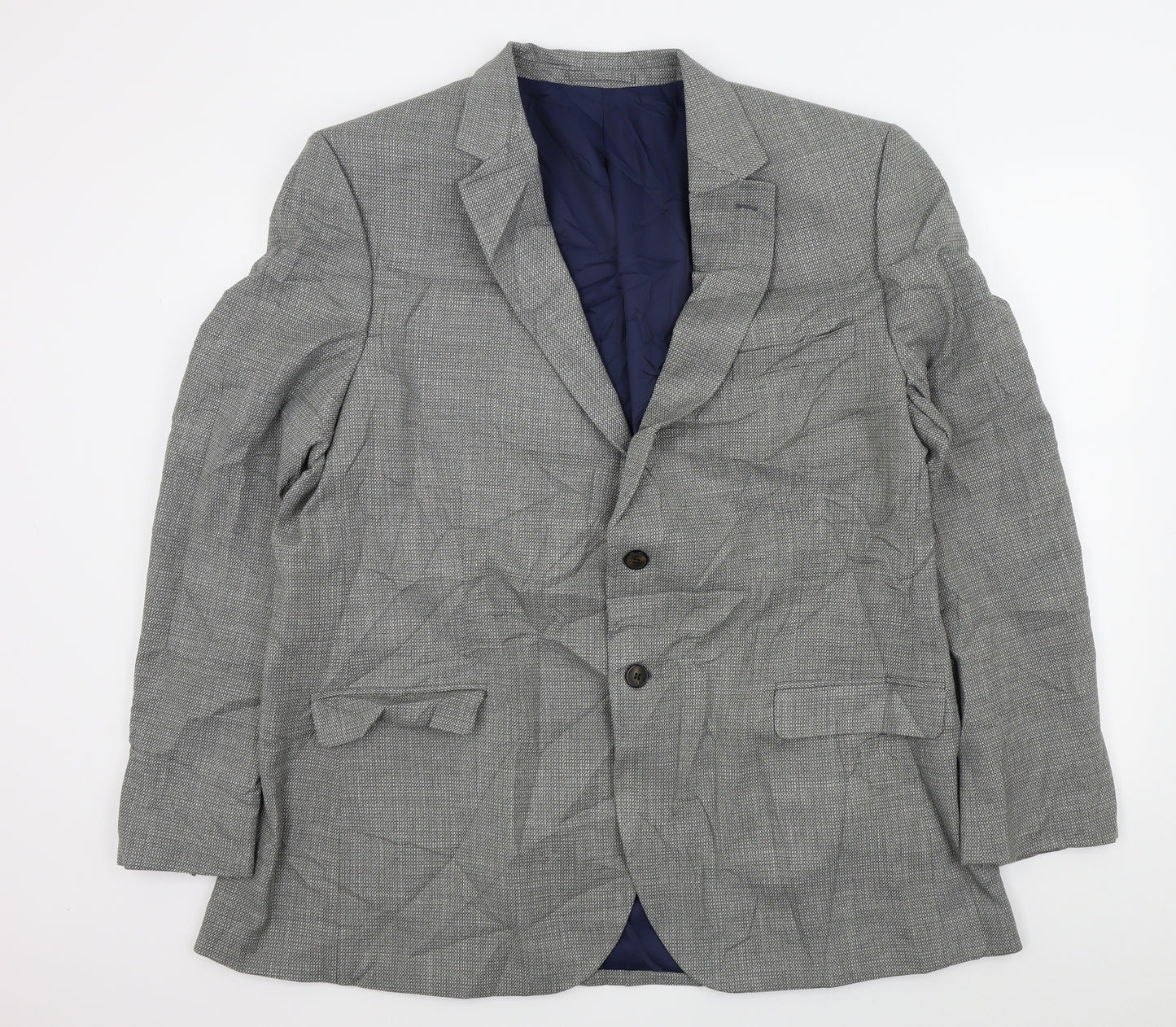 M&S Mens Grey   Jacket Suit Jacket Size 48