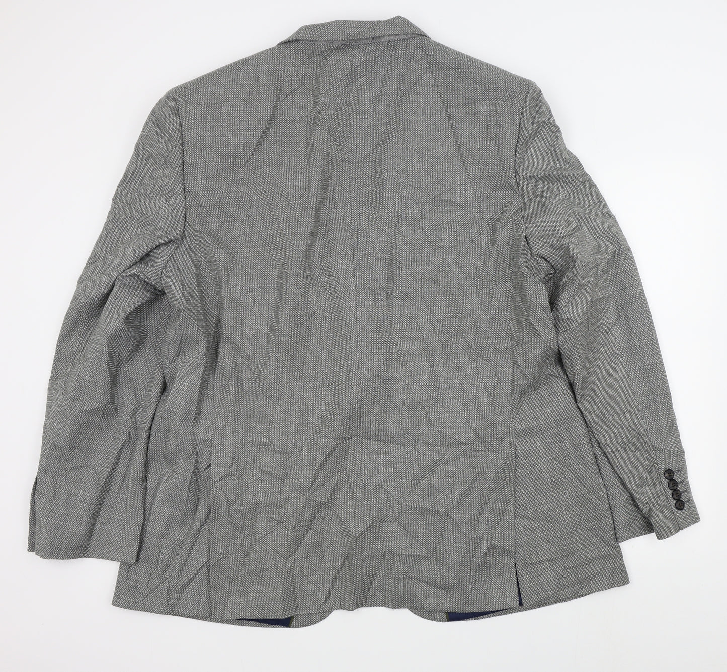 M&S Mens Grey   Jacket Suit Jacket Size 48