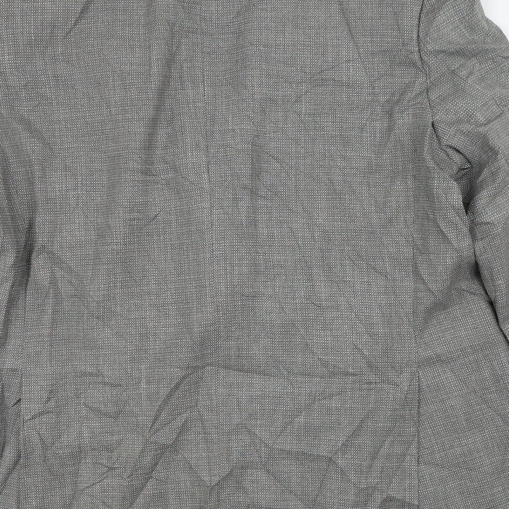 M&S Mens Grey   Jacket Suit Jacket Size 48