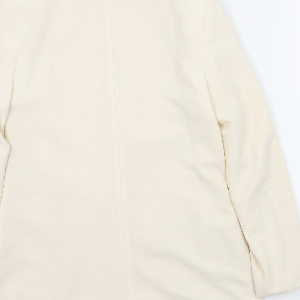 New Look Womens Beige   Jacket Blazer Size 10