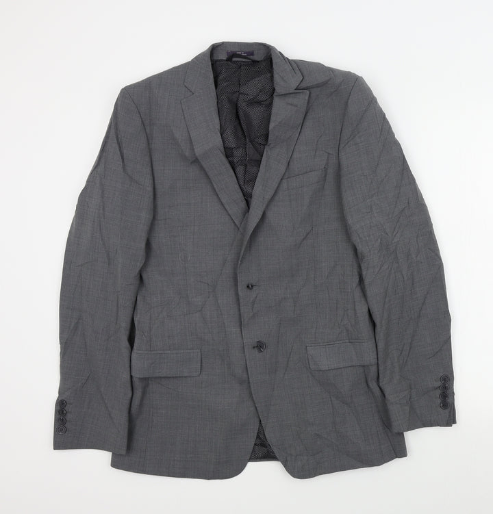 M&S Mens Grey   Jacket Suit Jacket Size 38