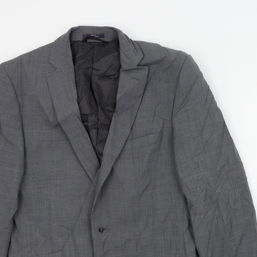 M&S Mens Grey   Jacket Suit Jacket Size 38