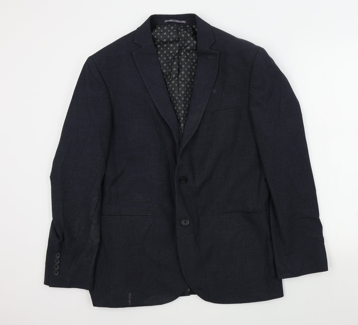 NEXT Mens Blue Jacket Suit Jacket Size 42