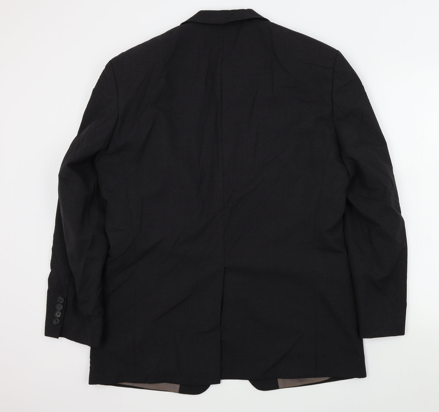 HUGO BOSS Mens Black   Jacket Suit Size 44