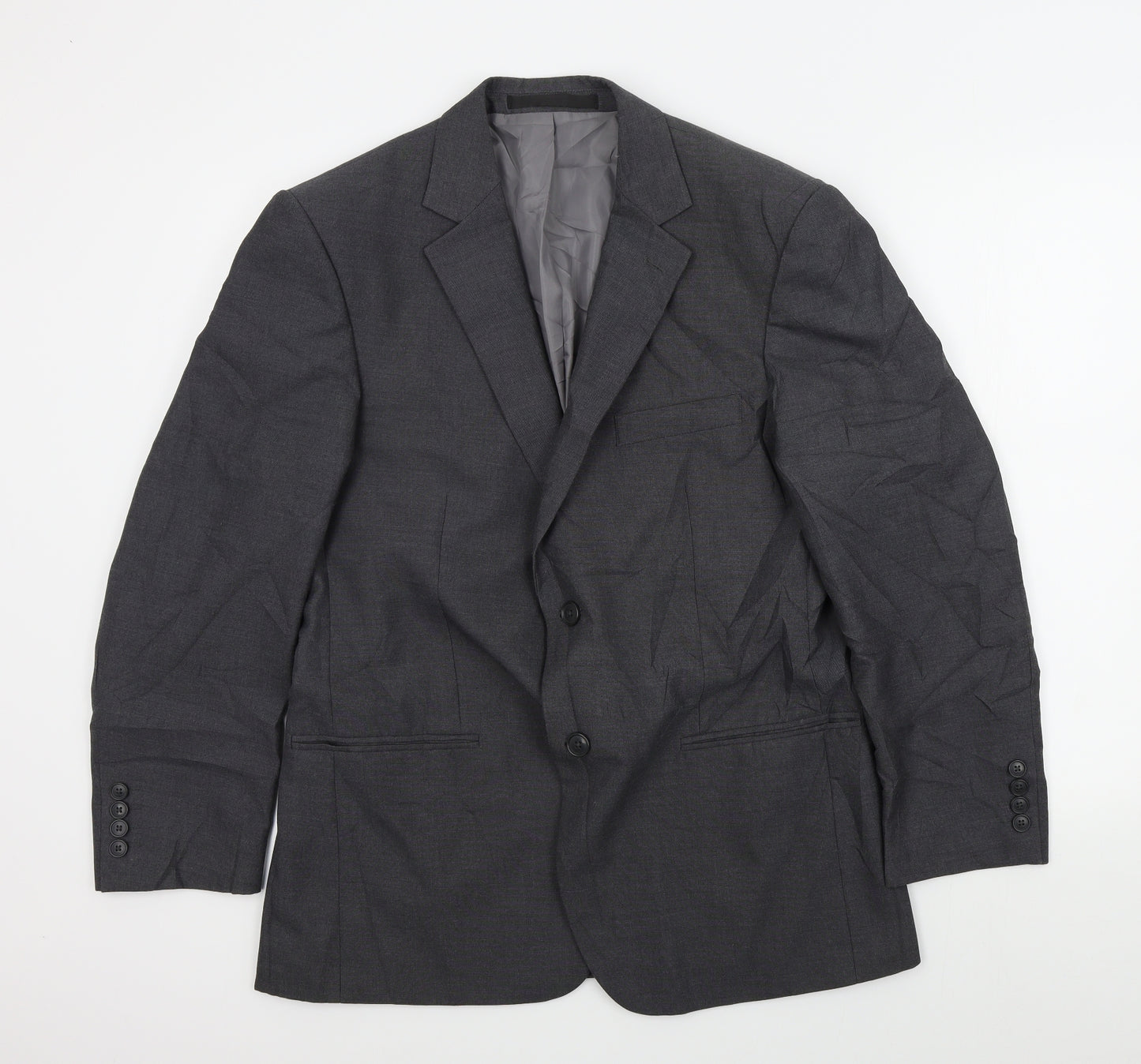 M&S Mens Grey   Jacket Suit Jacket Size 40