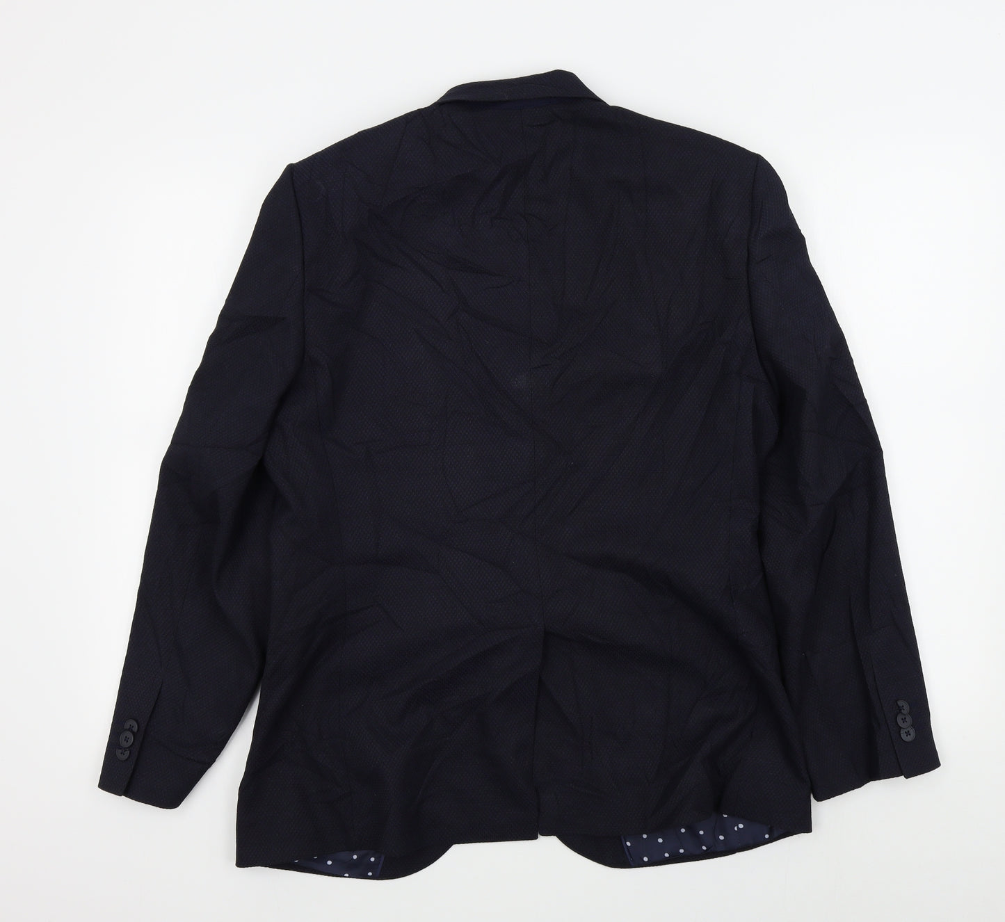 M&S Mens Blue   Jacket Suit Jacket Size 38