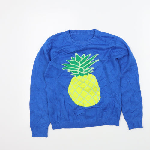 Zaful Womens Blue   Pullover Jumper Size M