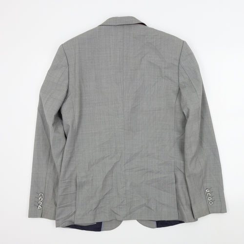 River Island Mens Grey   Jacket Suit Jacket Size 40
