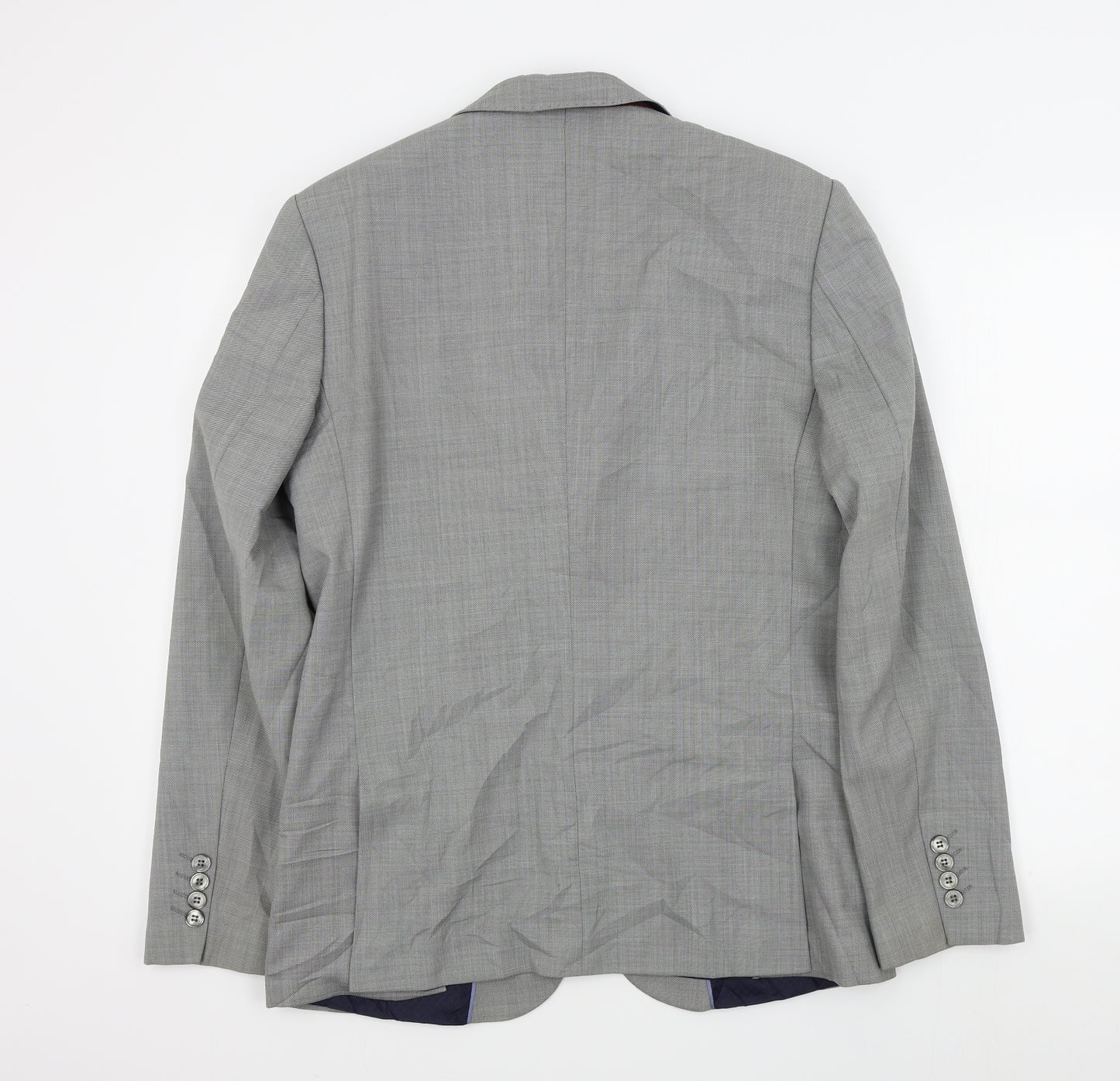 River Island Mens Grey   Jacket Suit Jacket Size 40