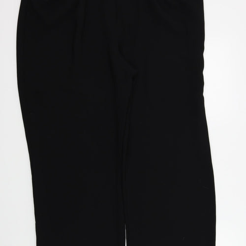 essence Womens Black   Trousers  Size 24 L27 in