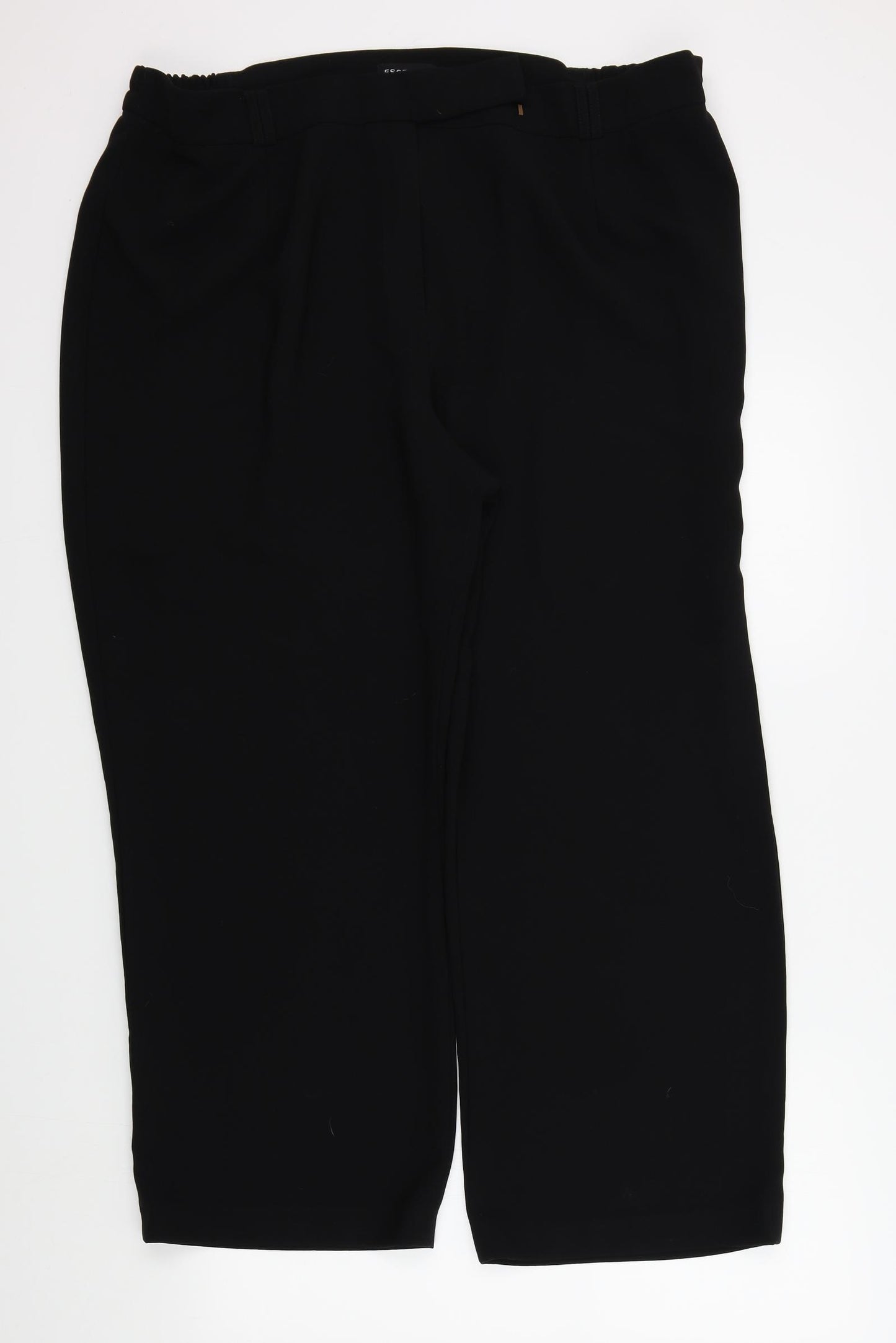 essence Womens Black   Trousers  Size 24 L27 in