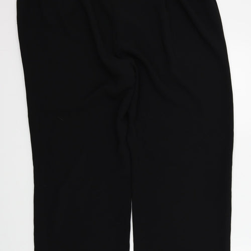 essence Womens Black   Trousers  Size 24 L27 in