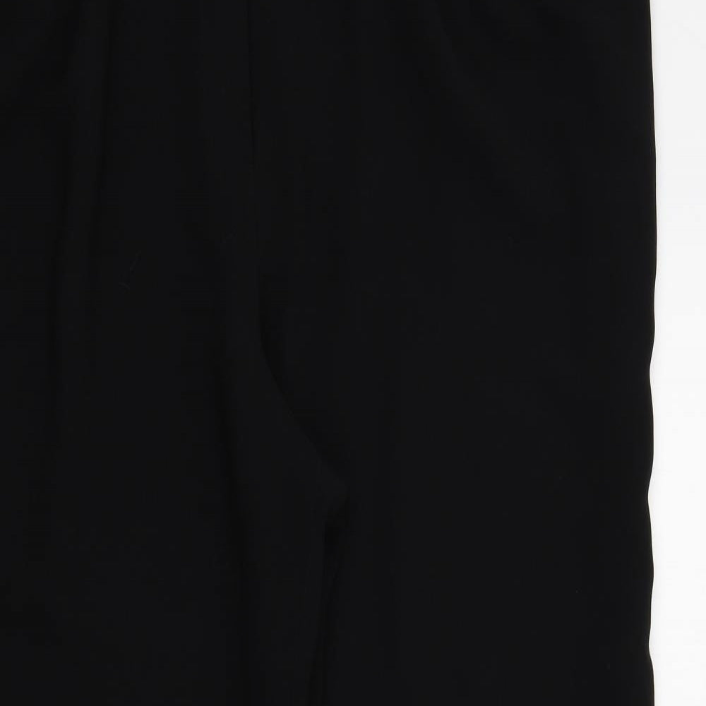 essence Womens Black   Trousers  Size 24 L27 in