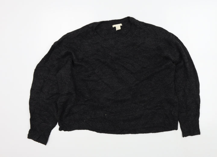 H&M Womens Grey Pullover Jumper Size S