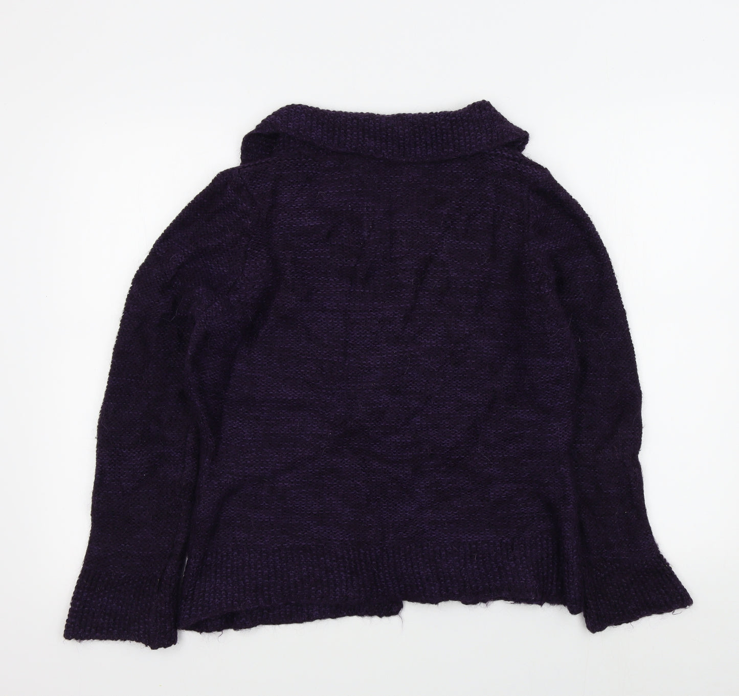 M&S Womens Purple   Cardigan Jumper Size M