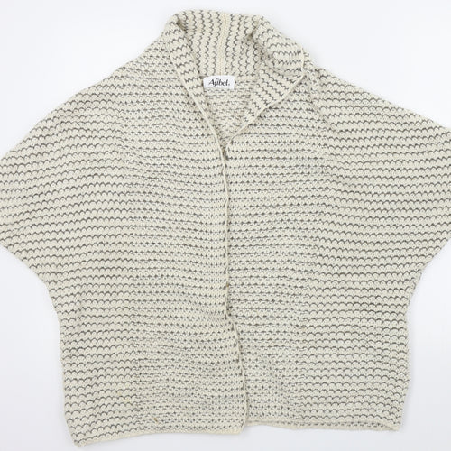 Afibel Womens Beige   Cardigan Jumper Size 10