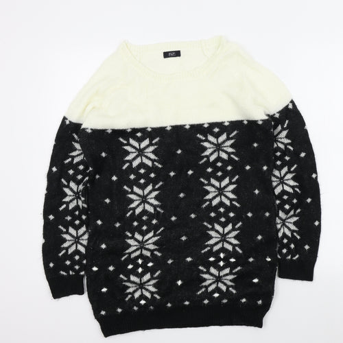 FAF Womens Black   Pullover Jumper Size 12