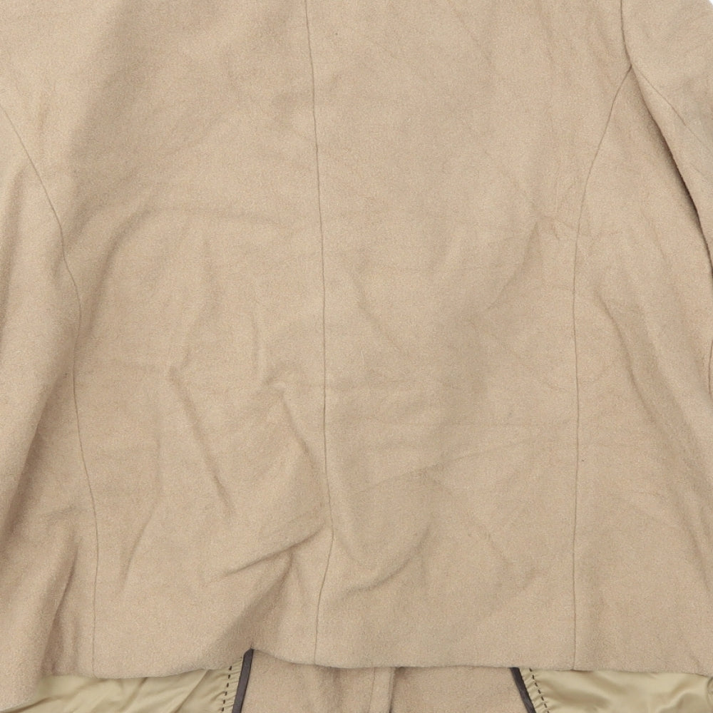 BM Womens Beige   Jacket Coat Size 12