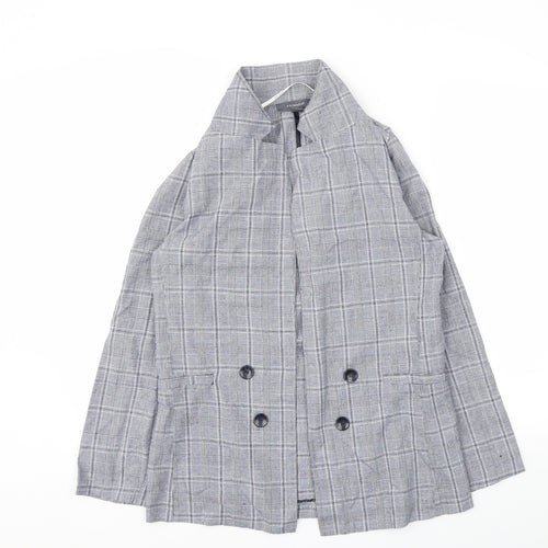 Primark Womens Grey   Jacket Blazer Size 10