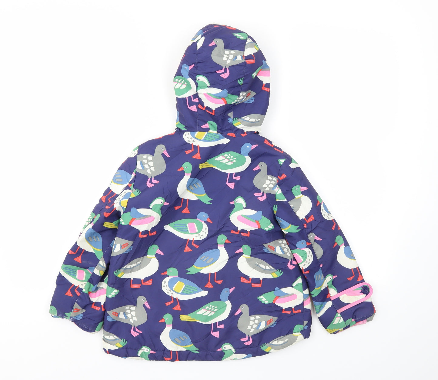 Mini Boden Girls Multicoloured Animal Print  Basic Coat Coat Size 4-5 Years