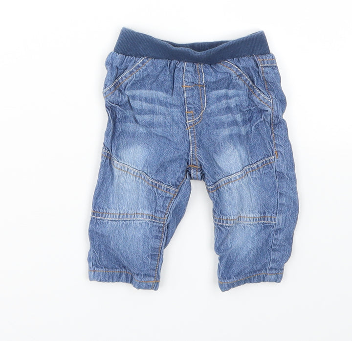 George Boys Blue   Capri Leggings Size 3-6 Months