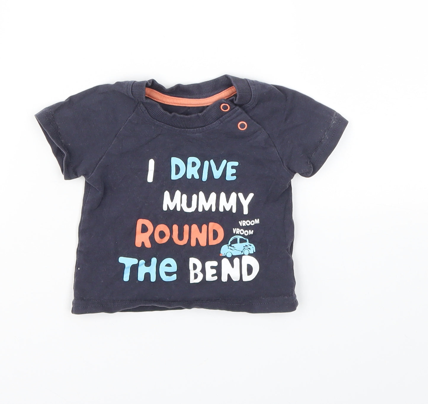 George Boys Blue   Basic T-Shirt Size 3-6 Months