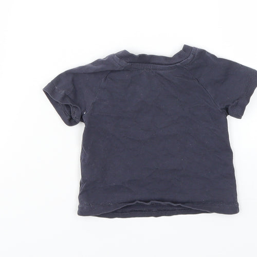 George Boys Blue   Basic T-Shirt Size 3-6 Months