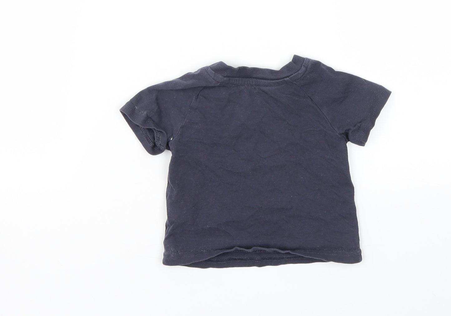 George Boys Blue   Basic T-Shirt Size 3-6 Months