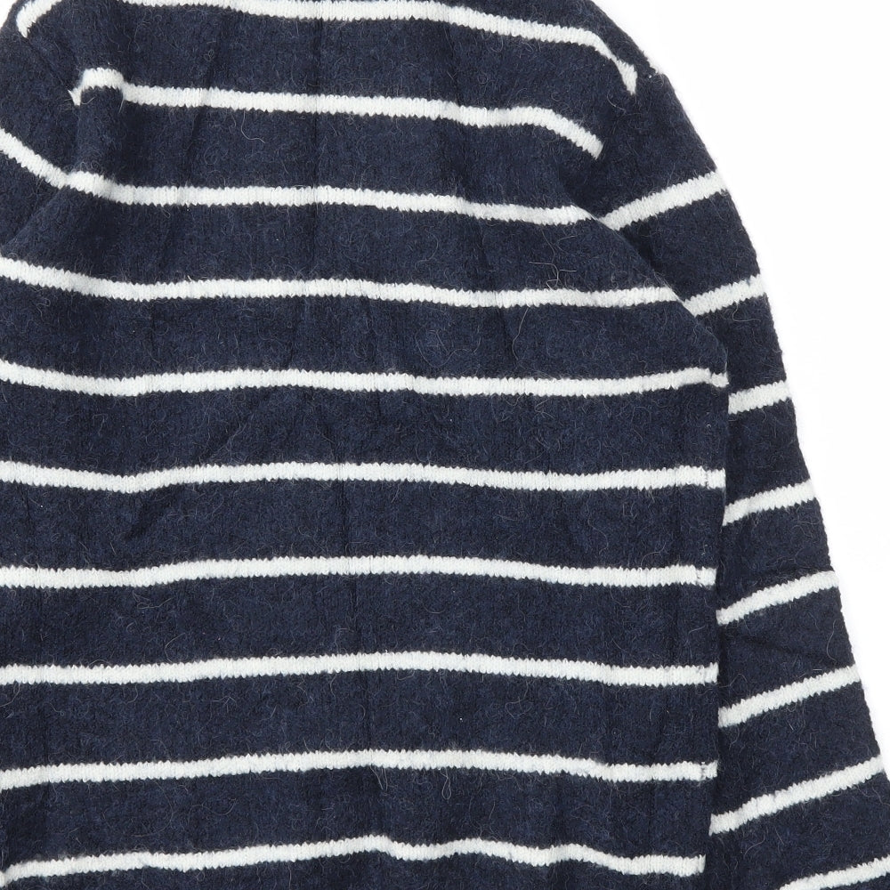 NEXT Womens Blue Striped  Pullover Jumper Size XS