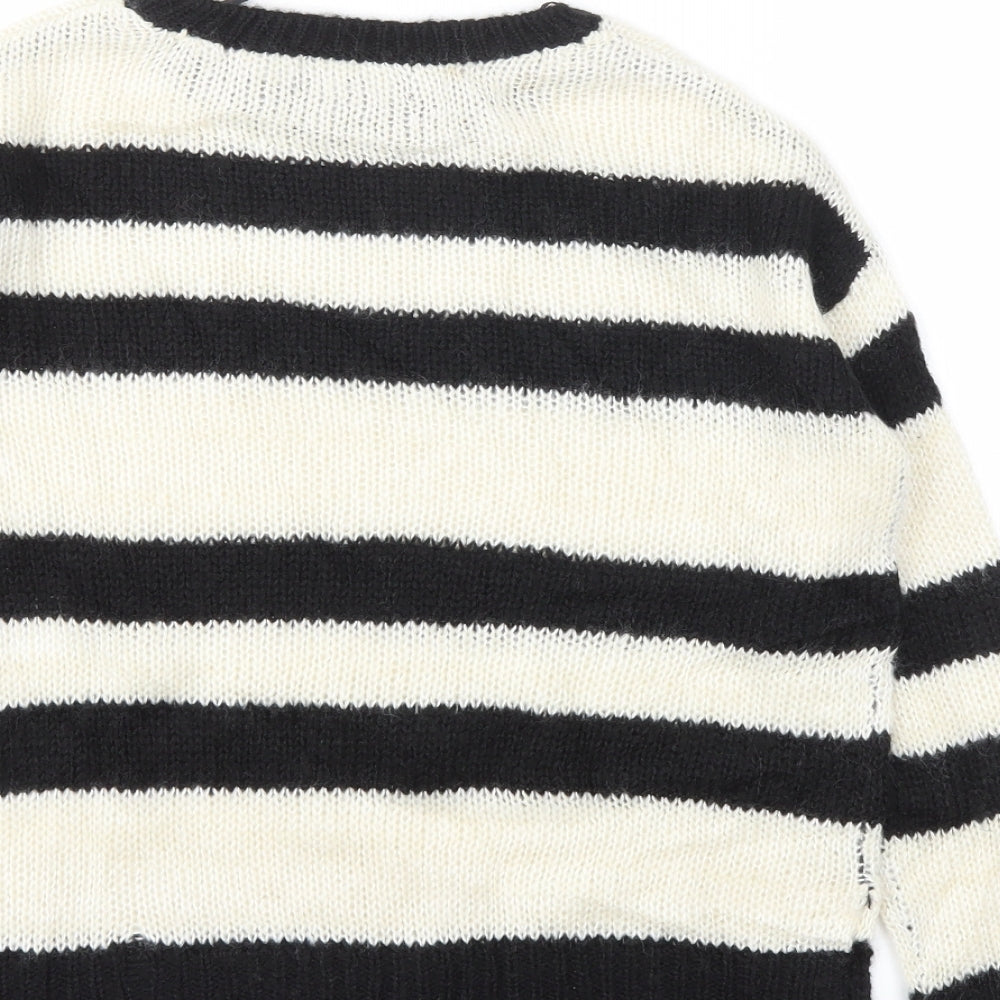 New Look Womens Multicoloured Striped  Pullover Jumper Size S