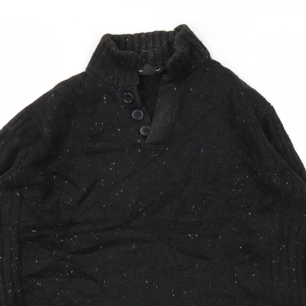 Cedar Wood State Mens Black   Pullover Sweatshirt Size M