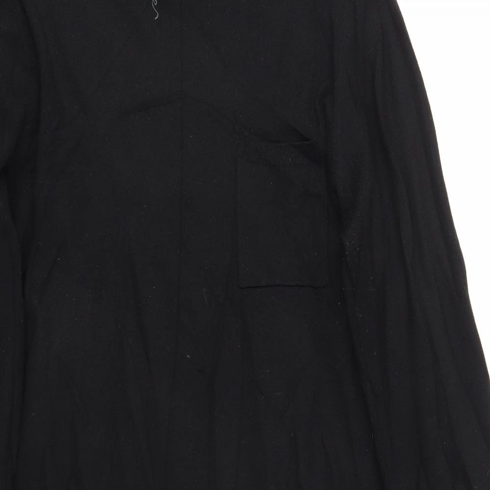 NEXT Womens Black Floral  Fit & Flare  Size 14