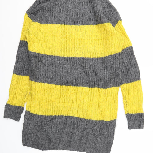 TU Womens Multicoloured Striped  Pullover Jumper Size 10