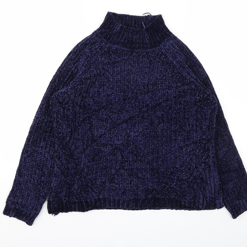 M&Co Womens Blue   Pullover Jumper Size 14