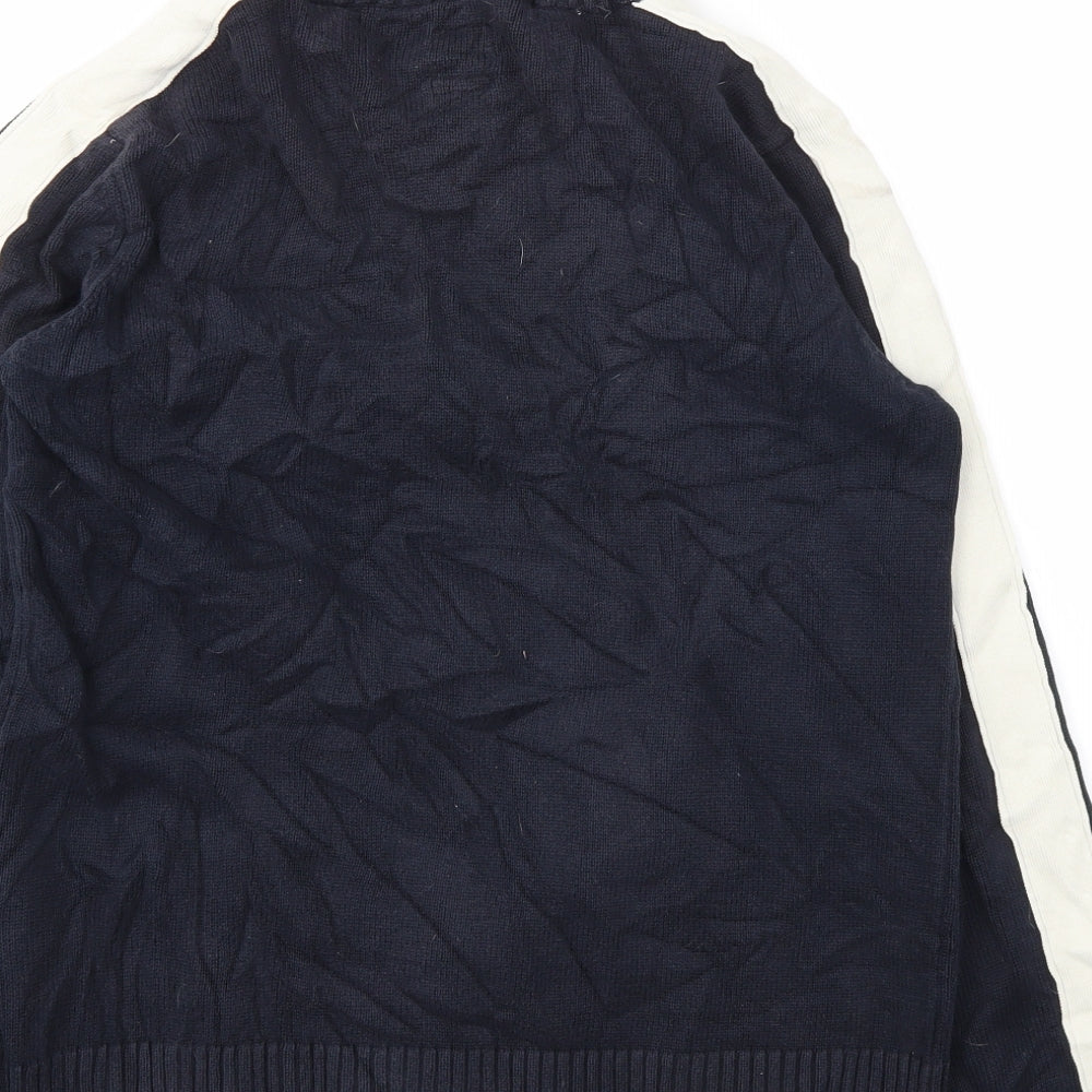 Firetrap Mens Blue   Full Zip Hoodie Size S