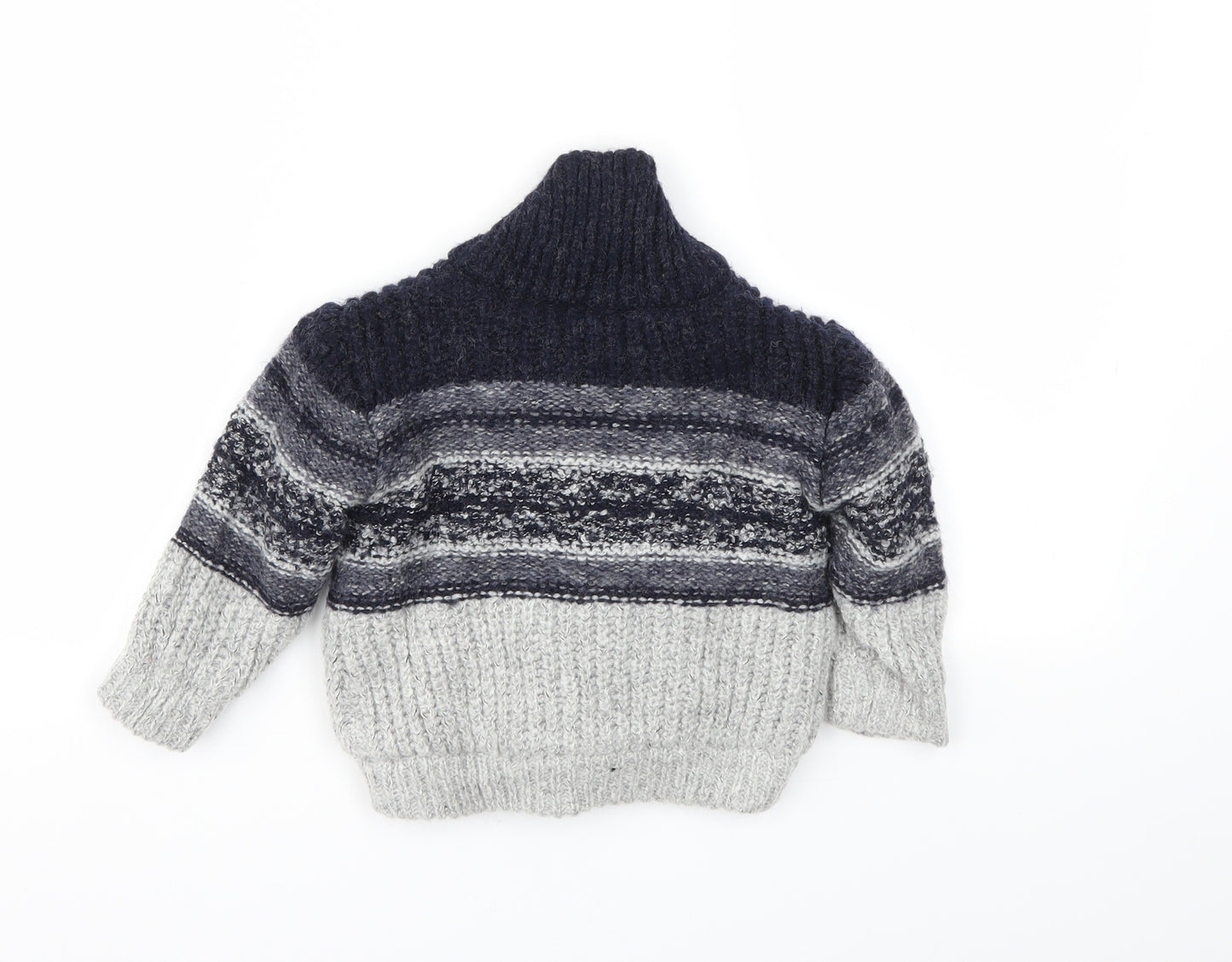 Zara  Blue Houndstooth  Cardigan Jumper Size 12-18 Months