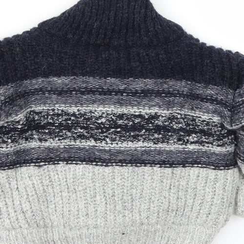 Zara  Blue Houndstooth  Cardigan Jumper Size 12-18 Months