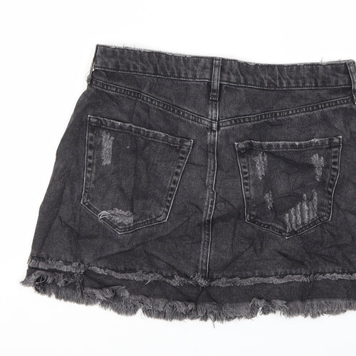 River Island Womens Black   A-Line Skirt Size 10