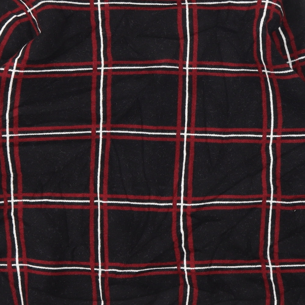 Tahari Womens Black Check  Pullover Jumper Size L