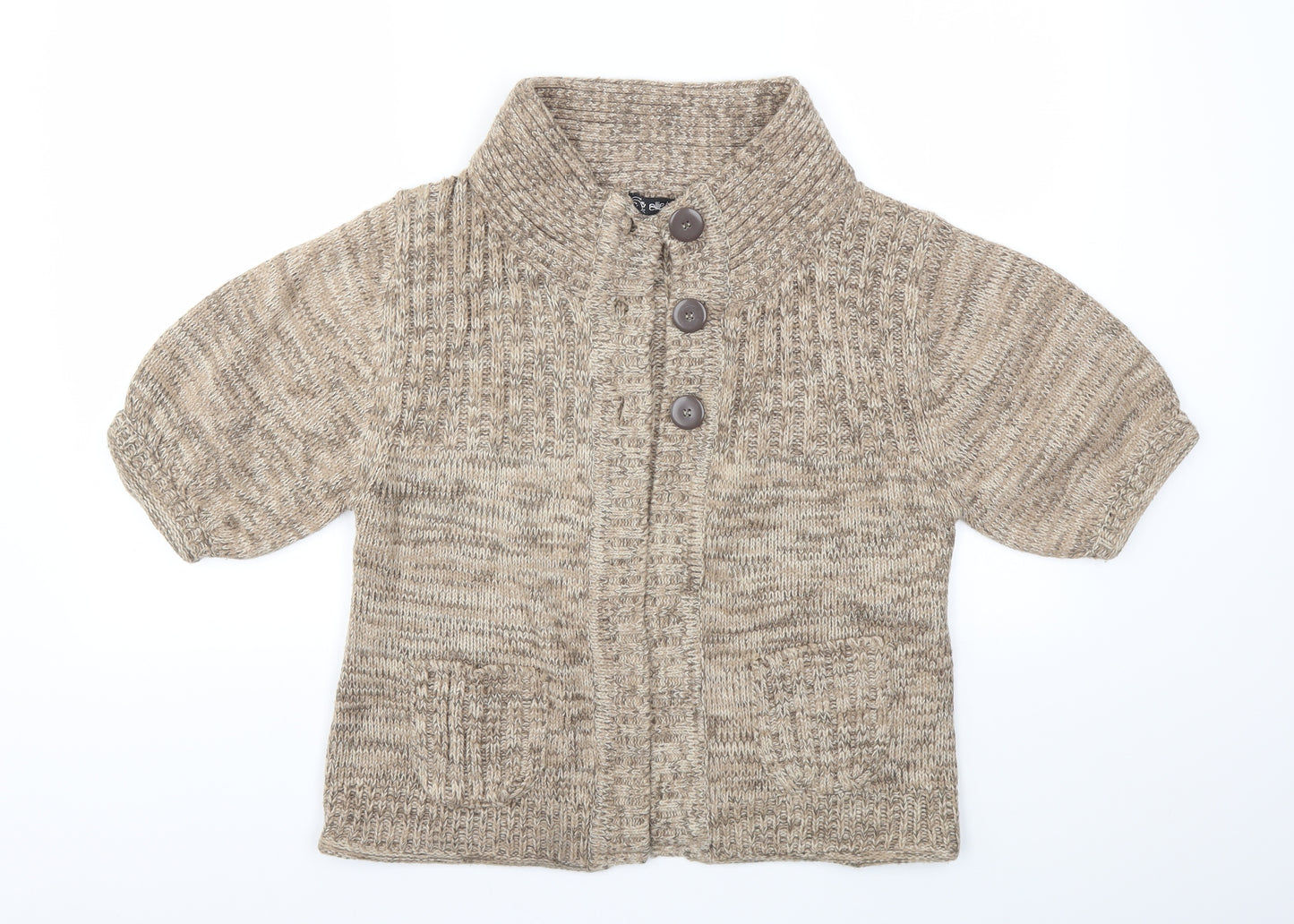 Ellie Louise Womens Brown   Cardigan Jumper Size L