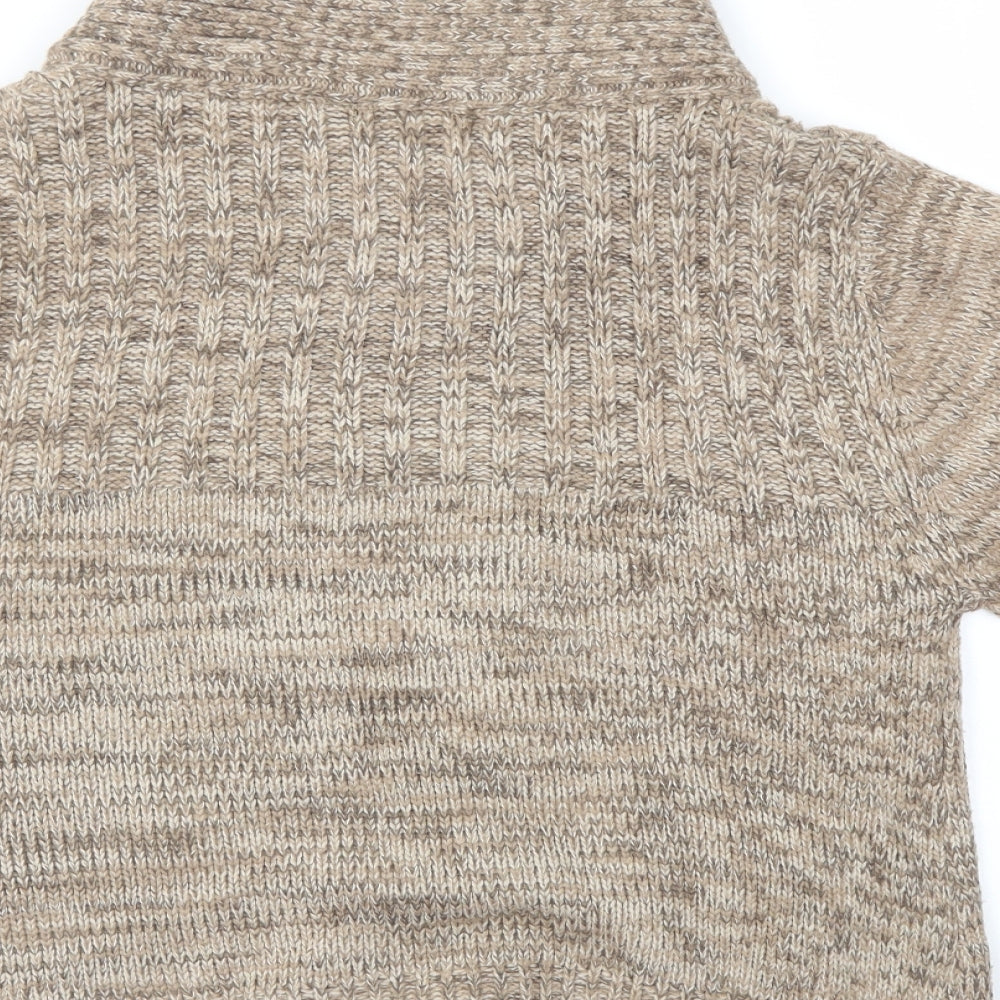 Ellie Louise Womens Brown   Cardigan Jumper Size L