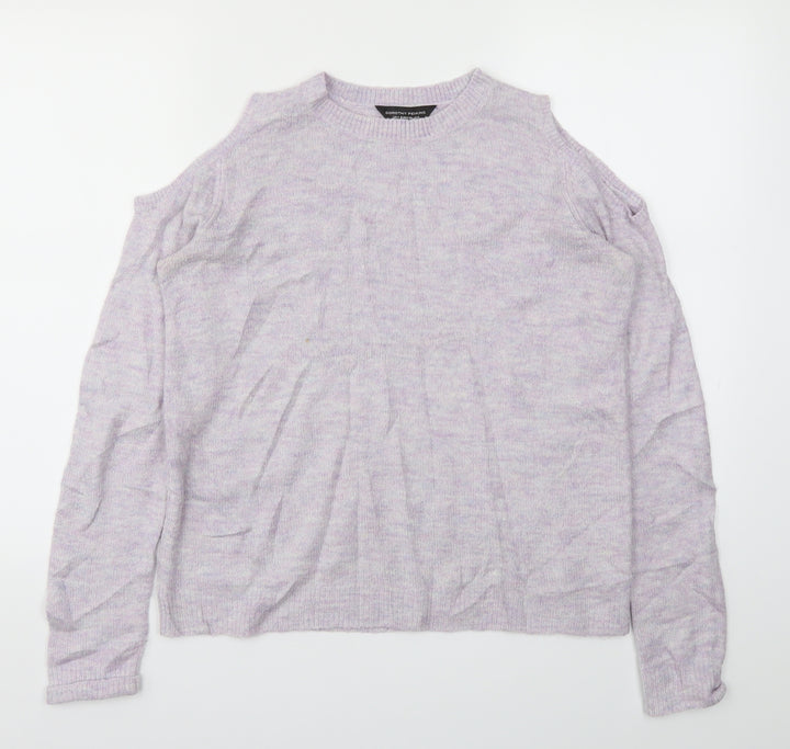 Dorothy Perkins Womens Purple Basic T-Shirt Size 8