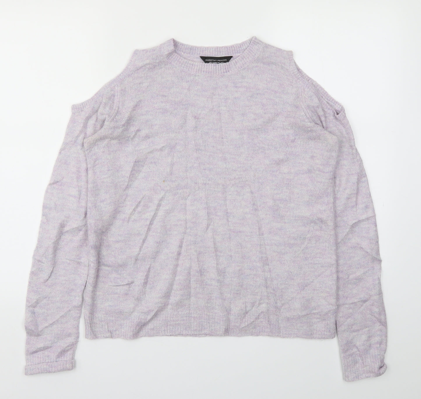 Dorothy Perkins Womens Purple   Basic T-Shirt Size 8